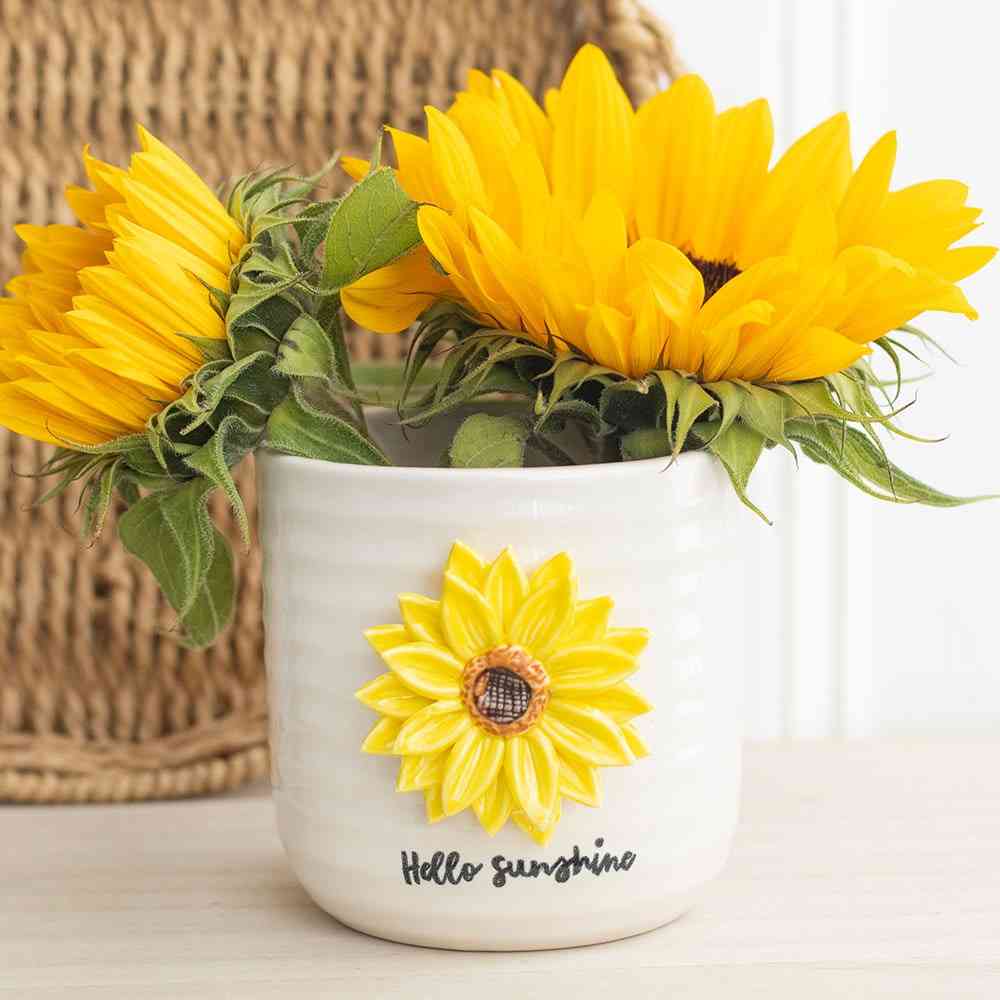 Something Different - Hello Sunshine with 3D Sunflower Pot - Multicolore